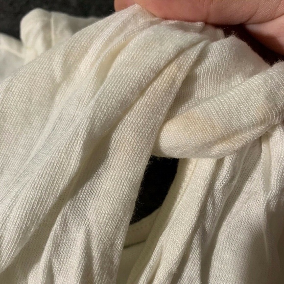 NWD $185 Rebecca Taylor Jersey Twisted Tank Top in Chalk-White‎ [SZ Small ] - Picture 5 of 8